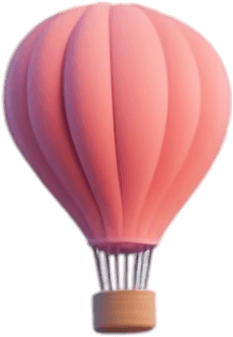 Hot Air Balloon Left